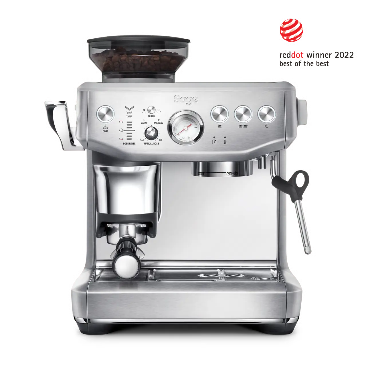 barista express impress acero inoxidable