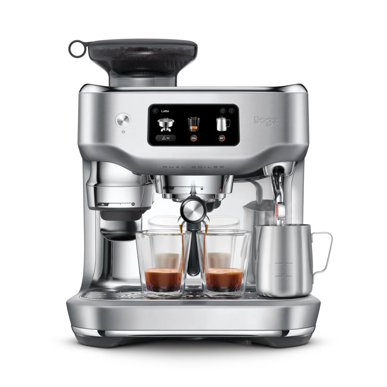 oracle dual boiler acero inoxidable